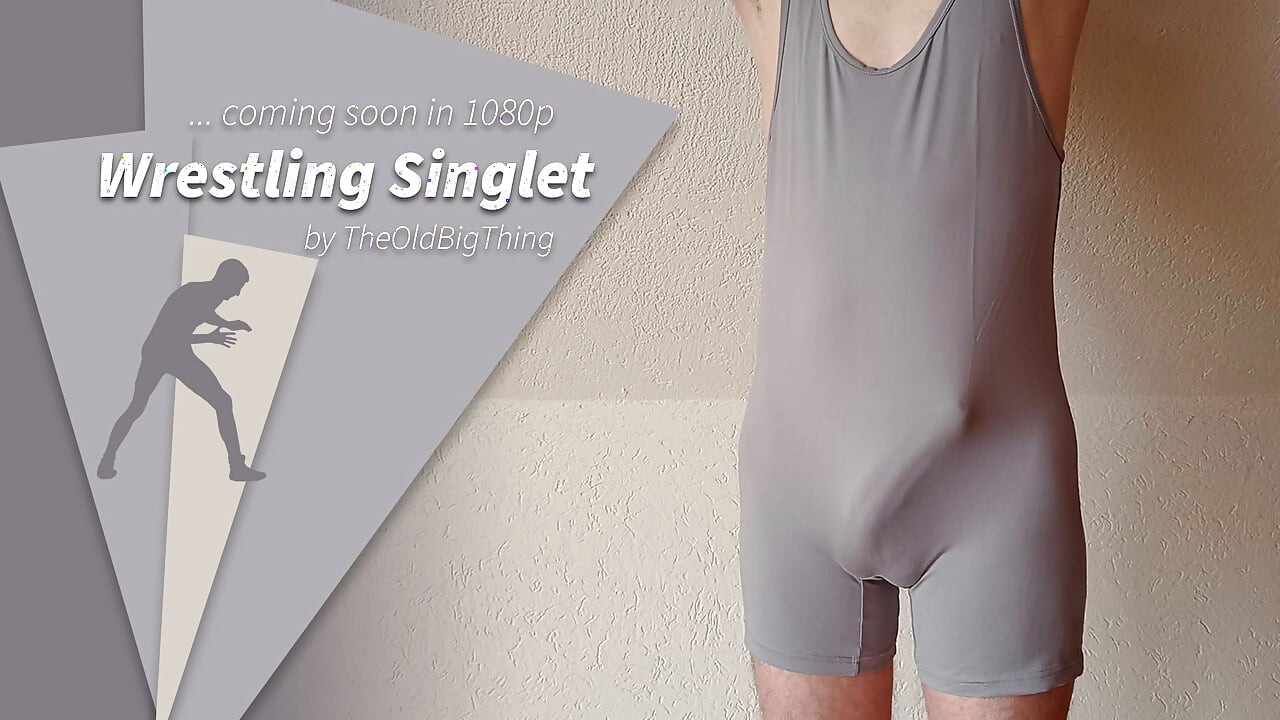 Growing Bulge in Wrestling Singlet (Video Preview)
