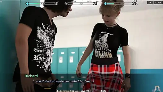 18 Plus School Girl Sucking Cock In Locker Room Cum Swallows