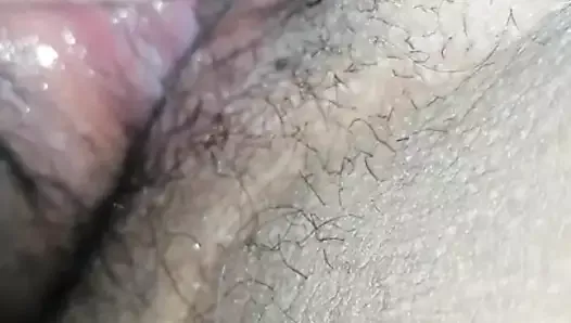 Licking my bbw wife pussy