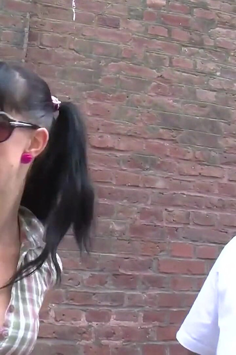 Astonishing brunette milf riding older cock
