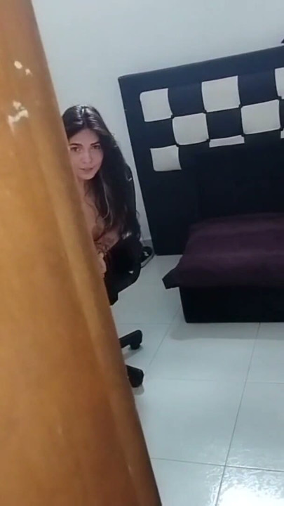 "HEY I SAW YOU!" I discover her masturbating and I end up making her cum | Clip 1