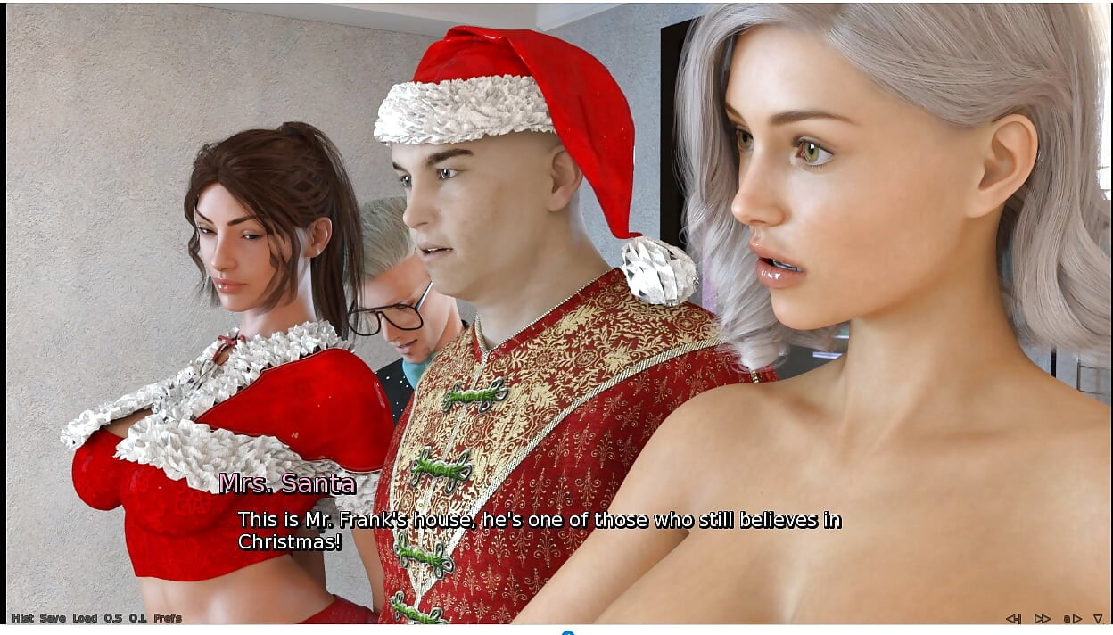 Laura lujuriosa secreta navidad 2023 Sra. Santa con un viejo durante el juego de roles como su esposa