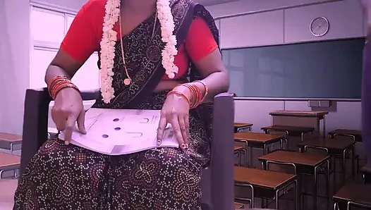 Roja, seorang guru yang sudah menikah dan tidak terhambat, membantu masturbasi