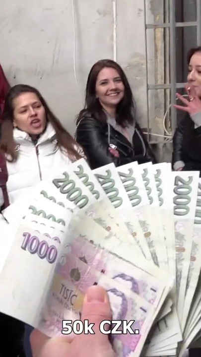 Jaw-dropping moment from "Czech Streets - Girls from Hairdressing Tech"