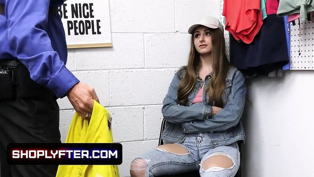 Teen With Big Natural Tits Penelope Kay Gets Caught