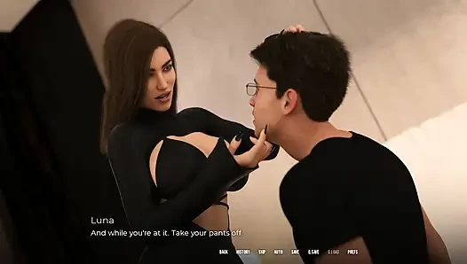 Dalam keamanan: cinta dan perhatian yang diberikan istri kepada kontol besar suaminya sebelum pergi bergaul dengan pria lain ep.26