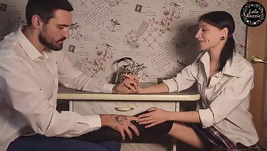 The student invited her classmate to visit but she didn't think it would end that way