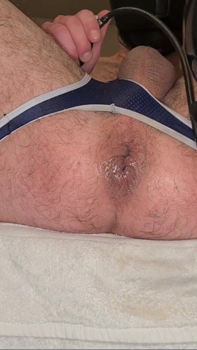 XXL Inflatable Buttplug stretching my lose asshole | Clip 1