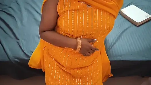 Yello haldi lehenga'daki masum sali sınavlarla karıştırılıyor - jija pratik evlilik dersi veriyor