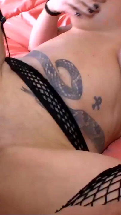 Unforgettable moment from "Blond milf in leopard ouvert fishnet body with big boobs gets cum on tits"