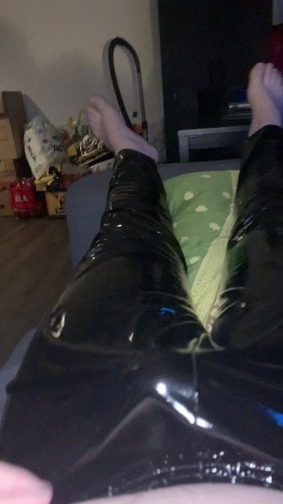 new latex pants