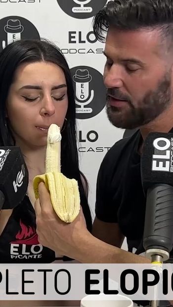 ALMOND SUCK BANANA WITH CREAM FROM ELO PODCAST