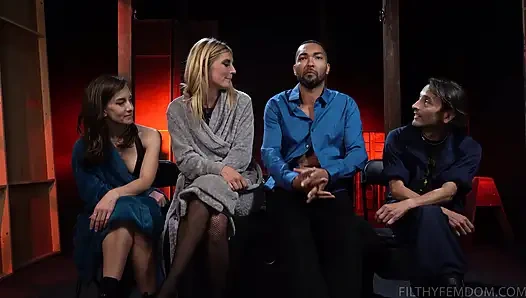 Mona Wales, Mickey Mod, Kino Payne, Elise Graves'in Yer Aldığı Toplu Çekim Öncesi Ve Sonrası Röportajı