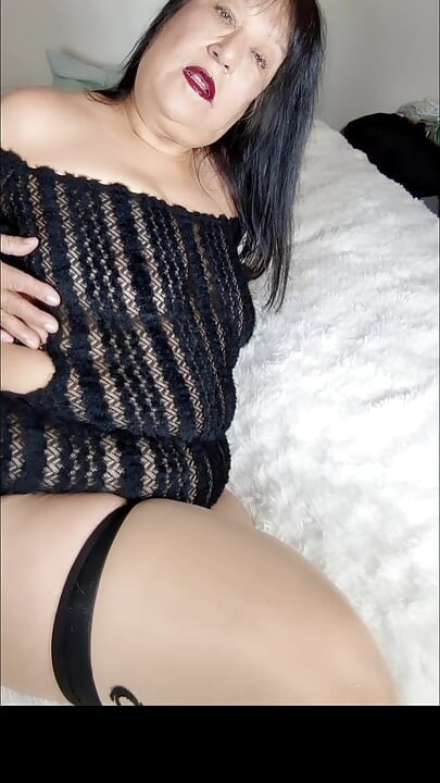 Anyone Like Watching Anal Masturbation with My Dildo While Wearing Thigh High Stockings?