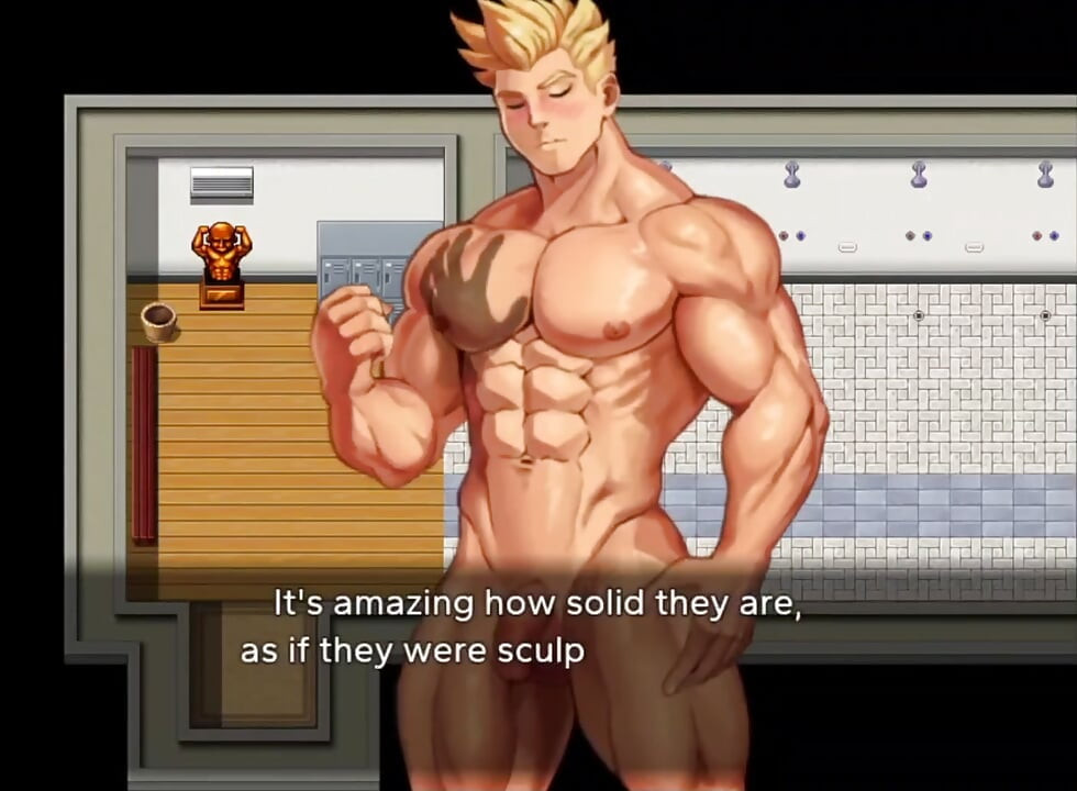 Stranger enters the locker room and makes me excited.