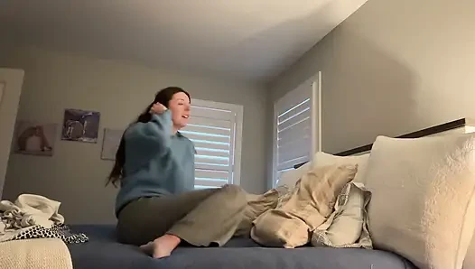 Catching Your Step Sis Pillow Humping