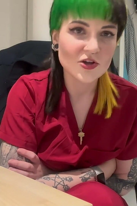 Miss Ruby's Last Locktober Task - One Week Left, Hump That Pillow for Nurse Ruby