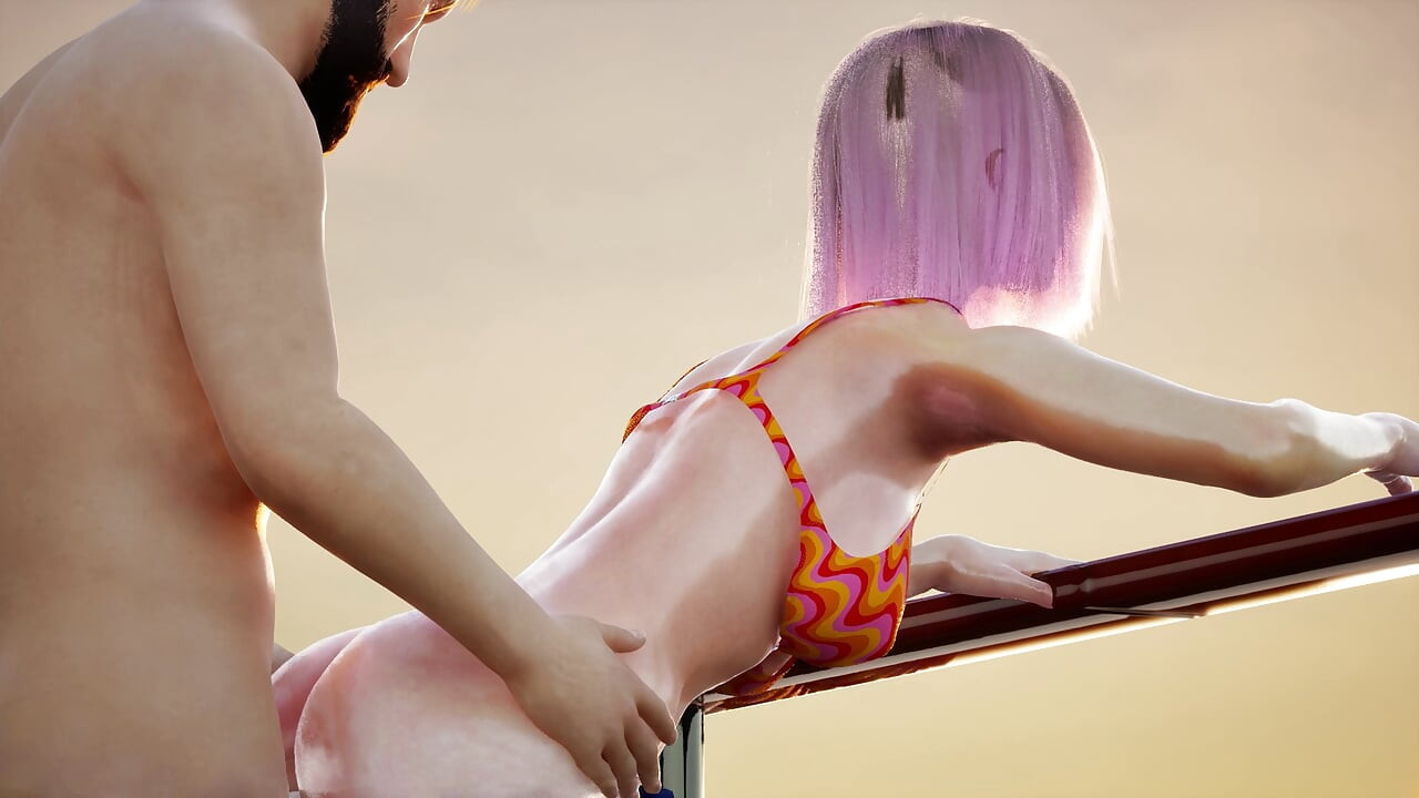 Прекрасна тийнейджърка се пече на слънце на яхтата и е изчукана здраво от гаджето си, докато не изпръска няколко пъти