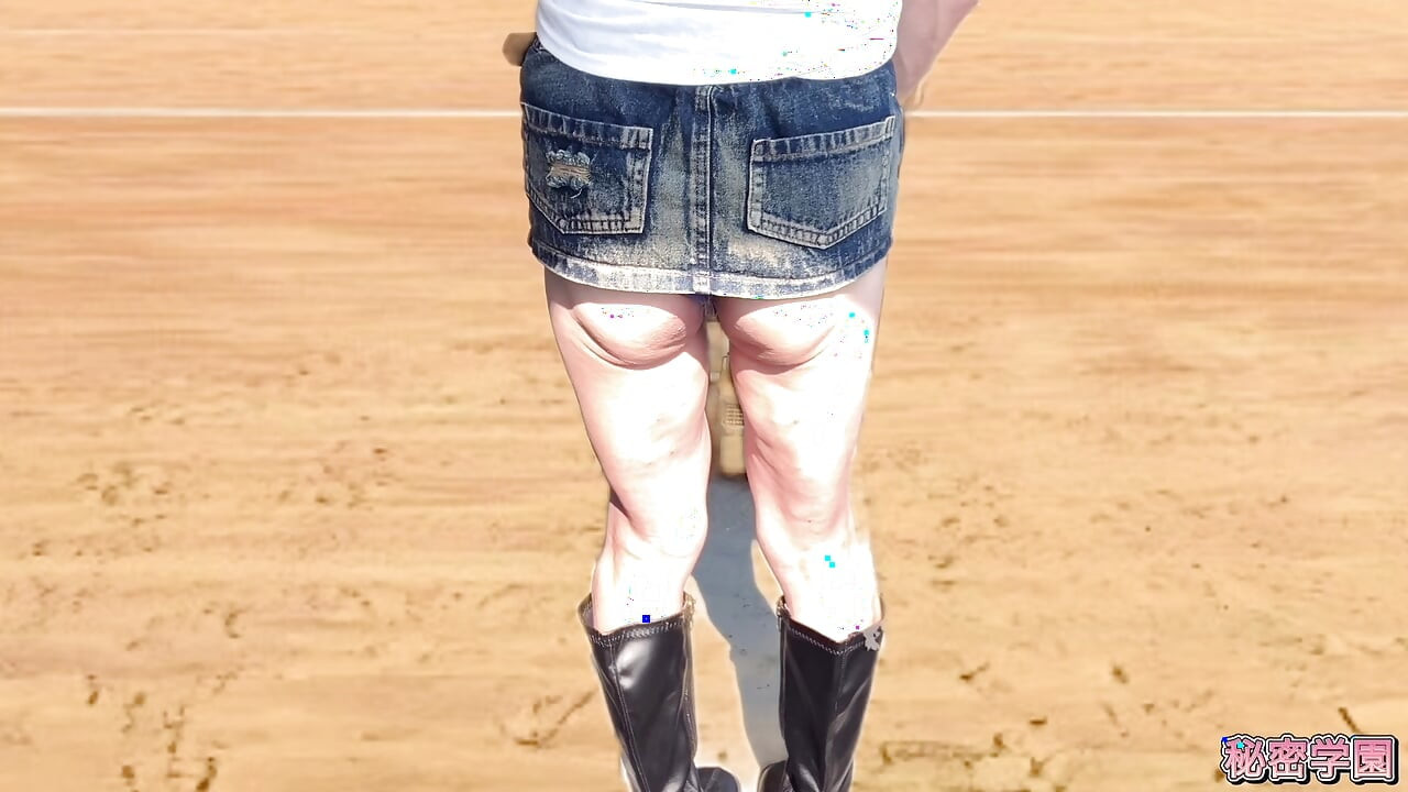 I'm wearing a mini-skirt and boots, with an anal vibrator inserted and rubber panties on. SecretGakuen