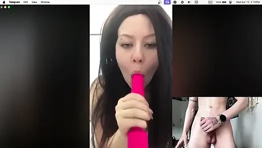 Sie beobachtet, wie ich zweimal masturbiere!