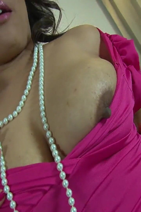 Tattooed man pounds a busty Asian babe with hairy pussy on the sofa