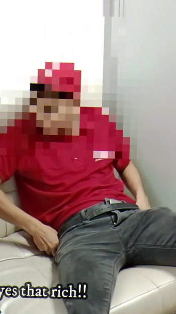 Captivating moment from "Client is punished by a big cock of the pizza maker and the very horny one leaves her mouth full"