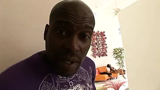 Schwarze schönheit und die BBC (kompletter porno-film)