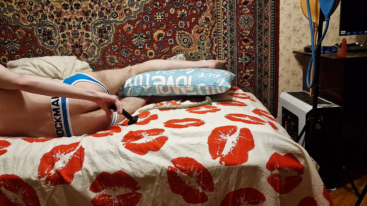 Sasha Earth anaali erittäin pitkä äärimmäisen syvä dildo amatööri kotitekoinen