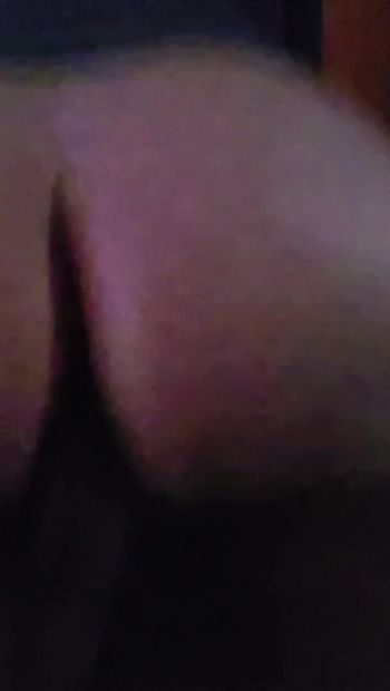 Trans girl with fat ass bouncing on my dick