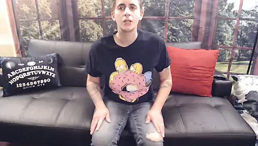 Ripping up expensive guess jeans