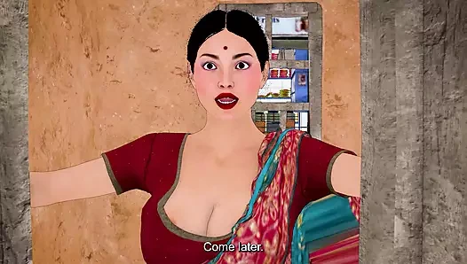Lonely Bhabhi satisfies her pussy hunger by fucking with landlord's dick