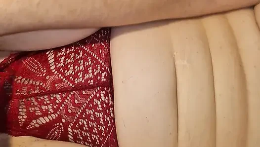 Немецкий камшот на трусики в любительском видео