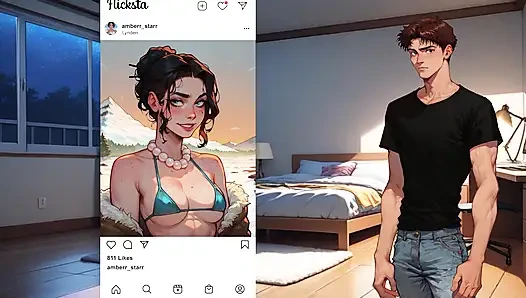 Ateşli kızıl saçlı striptizci kucak dansı yapıyor - Port Haven'a hoş geldiniz #4 oyun