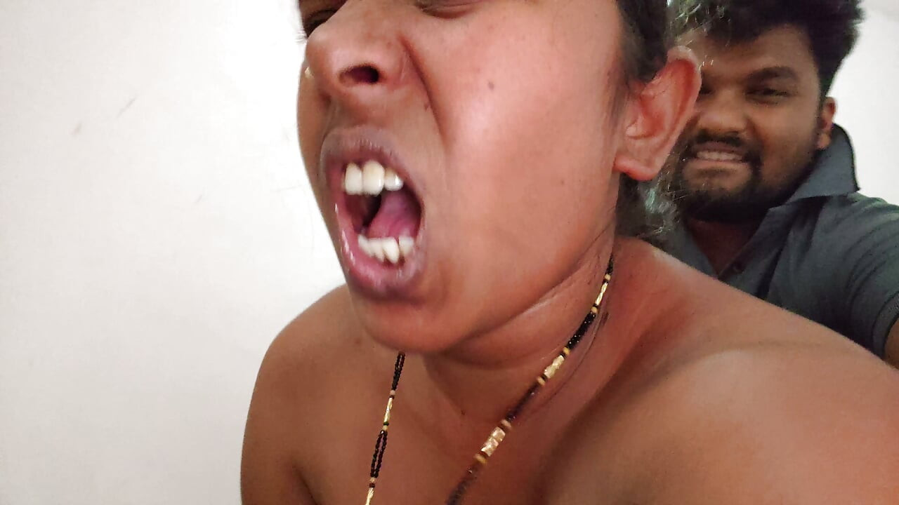 Indian desi man fuck step mom pussy & mommy boobs moving slowly slowly romantic sex.