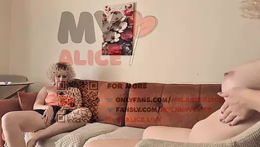 Twins porn video – Big-Titted Blonde Gives Dirty JOI, Seduces Her Bestie & Cums Hard with StepSis