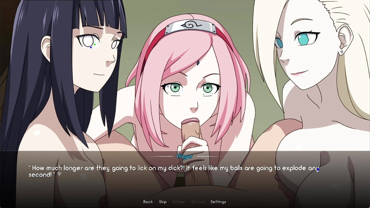 Naruto Dominates Hinata, Ino & Sakura – Hardcore Threesome in the Bedroom