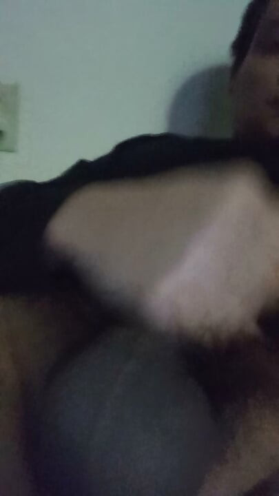 Masturbating my cock on camera first time