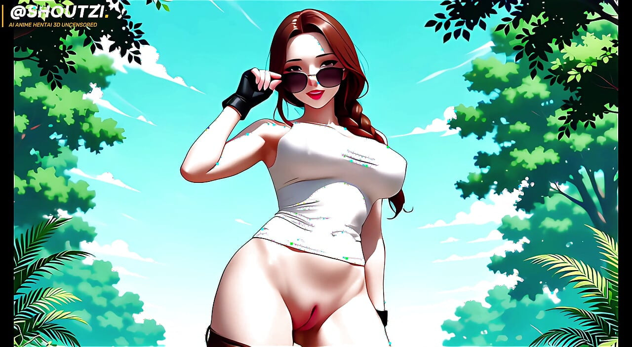 Parody Lara Croft Anime Hentai Uncensored 4k60fps, Who Loves Big Cocks, Blowjob, Cowgirl, Double Penetration, Cumshot Facial