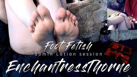 Self Care Foot Massage with Lotion