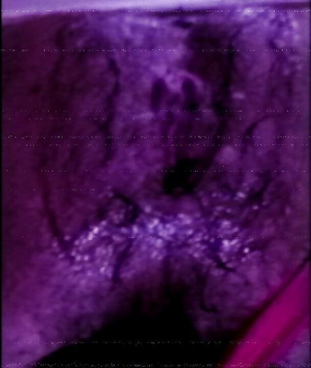 Pulsating orgasm and hole leaking lube after huge dildo session