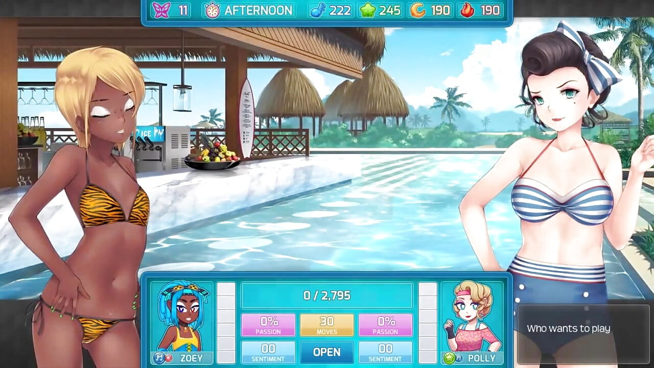 Huniepop 2 - Double Date - Part 11 Lesbian Hentai Art by Loveskysan