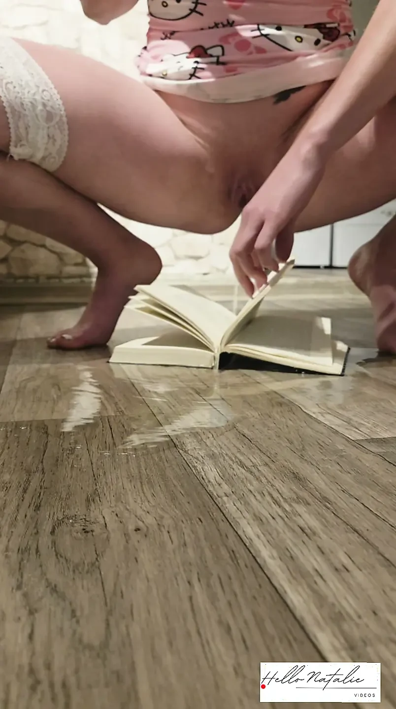 Pissing: Full beam on the pages: book unrestrainedly peed full