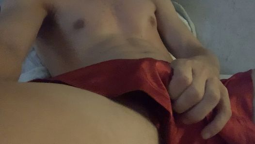 Hot german twink is playing with his cock