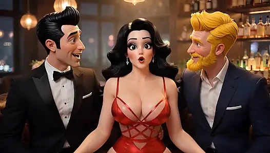 From Chubby & Ignored to Curvy Cock Tease-Ep5  A wife meets strangers at a nightclub and ignores husband.