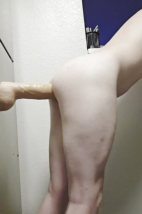 Taking John Holmes Dildo deep