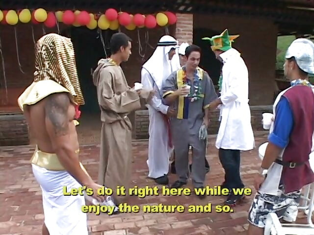 Playful Dude Organize Masquerade Party Which Turned in Great Gay Sex Perty