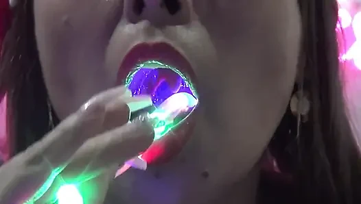 Amazing!! I Make a Deep Throat Super Long Christmas Lights Hose!!