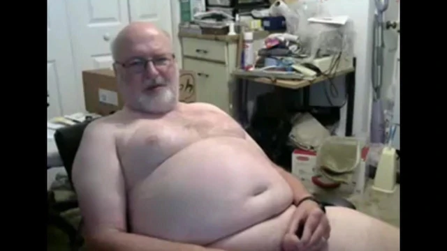 grandpa stroke on webcam