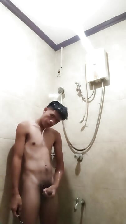 Another Shower Jerking off with Cumshot