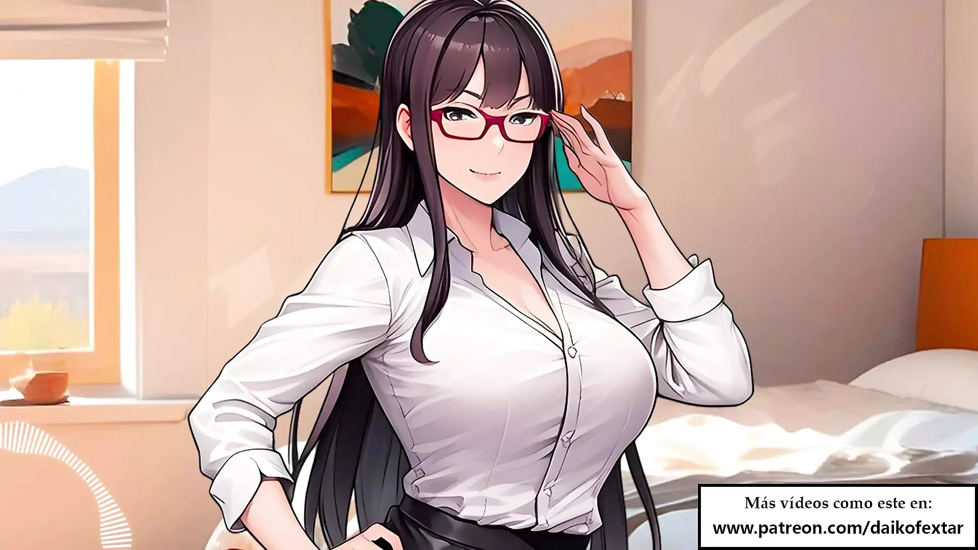 Španski analni hentai JOI - Tvoj privatni učitelj te kažnjava zbog neuspeha. Španski glas.